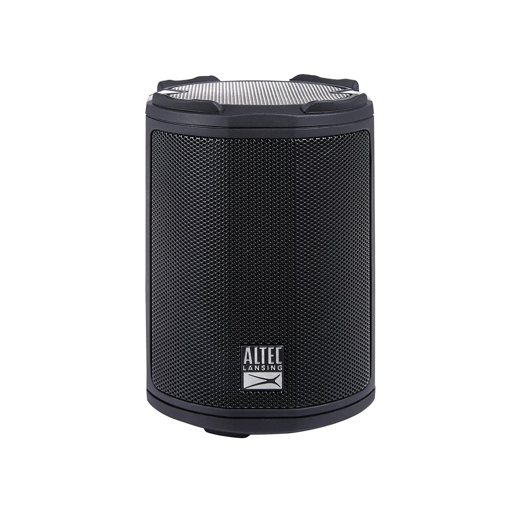 Altec Lansing - HydraMotion Wireless Bluetooth Speaker with 360 Degree Sound, Portable IP67 Waterproof for Outdoors, Shockproof, Snowproof, Everything Proof, 12 Hour Playtime (Black)