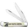 Case WR XX Pocket Knife Natural Smooth Bone Trapper Air Traffic Item #1067637 - (6254 SS) - Length Closed: 4 1/8 Inches view 1