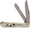 Case WR XX Pocket Knife Natural Smooth Bone Trapper Custodian Item #1067631 - (6254 SS) - Length Closed: 4 1/8 Inches view 1