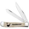 Case WR XX Pocket Knife Natural Smooth Bone Trapper Pharmacist Item #1067635 - (6254 SS) - Length Closed: 4 1/8 Inches view 1