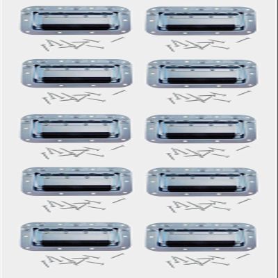 10 Metal Penn Elcom H7154EZ Recessed Speaker Case SpringLoad Flip Handle Screws