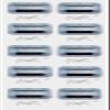 10 Metal Penn Elcom H7154EZ Recessed Speaker Case SpringLoad Flip Handle Screws view 1