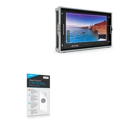 BoxWave Screen Protector Compatible with Acetek HDX-238-12G - ClearTouch Crystal (2-Pack), HD Film Skin - Shields from Scratches