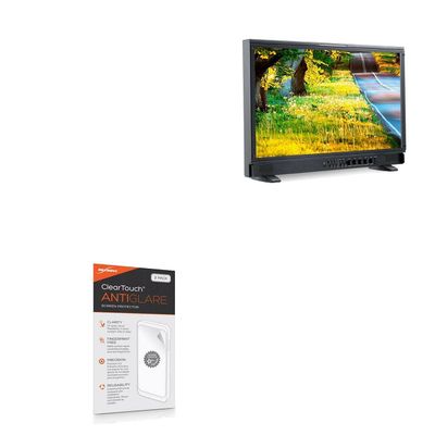 BoxWave Screen Protector Compatible with Cinegears Ruige 24 - ClearTouch Anti-Glare (2-Pack), Anti-Fingerprint Matte Film Skin
