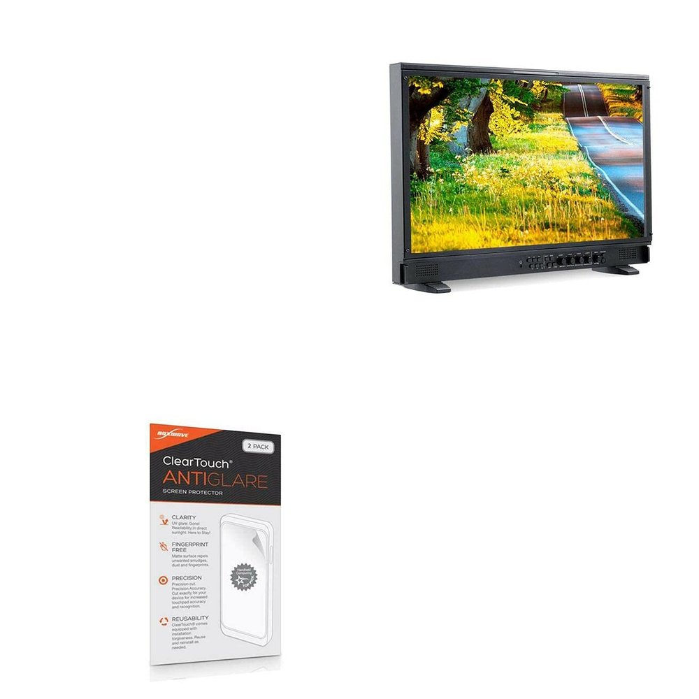 BoxWave Screen Protector Compatible with Cinegears Ruige 24 - ClearTouch Anti-Glare (2-Pack), Anti-Fingerprint Matte Film Skin