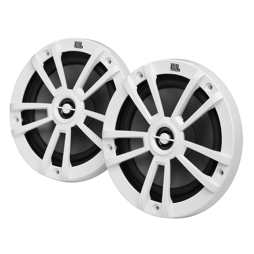 JBL 6-1/2" (160mm) Two-Way Marine Audio Multi-Element Speaker 60W (White)