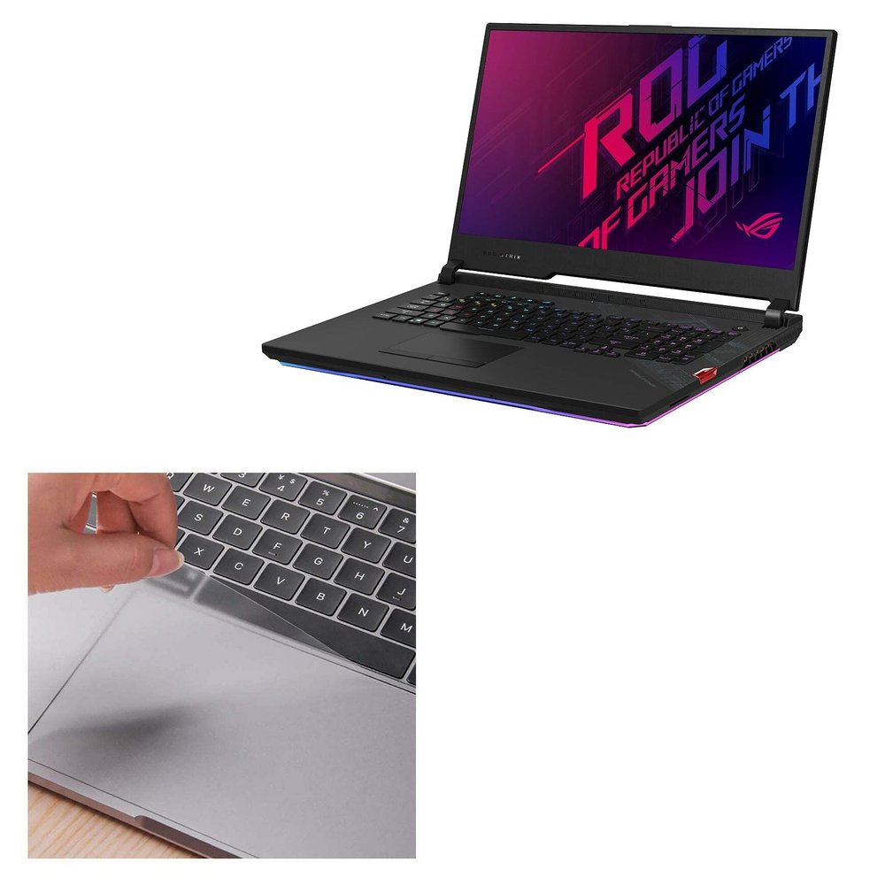 BoxWave Touchpad Protector Compatible with ASUS ROG Strix Scar 15/17 - ClearTouch for Touchpad (2-Pack), Pad Protector Shield Cover Film Skin