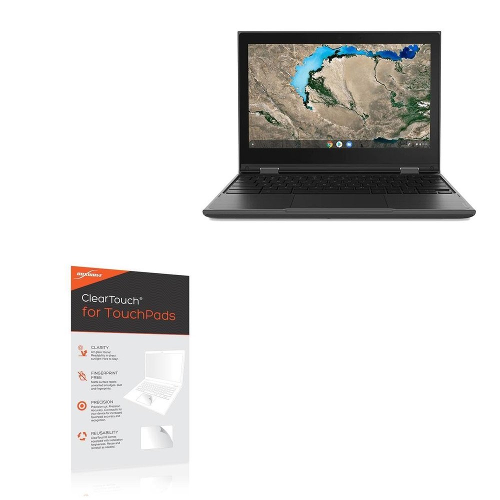 BoxWave Touchpad Protector Compatible with Lenovo 300e Chromebook 2nd Gen (11.6 in) - ClearTouch for Touchpad (2-Pack), Pad Protector Shield Cover Film Skin