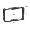 CAMVATE Monitor Cage Exclusive Use for Desview R6 UHB 5.5 Inch 2800nit 4K - 2852 view 2