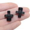 LRONG 2Pcs 3/8 inch Male to 1/4 inch Male Threaded Tripod Screw Adapter Double Sides Standard Mounting Thread Converter for Camera Mount view 4
