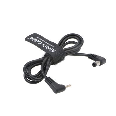 Alvins Cables DC Power Cable for BMPCC Blackmagic Design Pocket Cinema Camera Right Angle DC to 2.5 0.7mm 12V DC Right Angle 12inches| 30cm