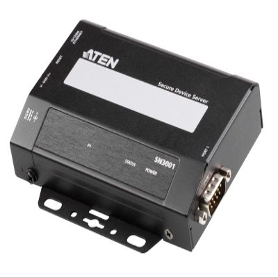 Aten 1-Port RS-232 Secure Device Server Over Ethernet, W126427574 (Server Over Ethernet Transmission 1-Port RS-232 Secure Device Server, 10/100Base-T(X), DC, 100-240)
