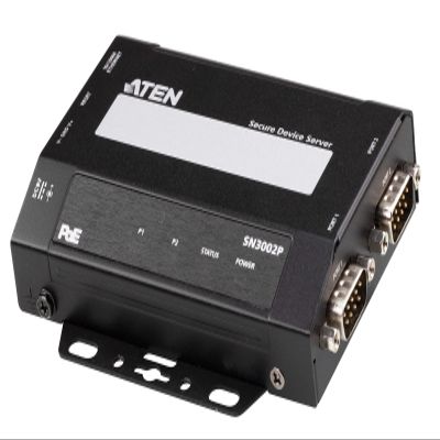 ATEN SN3002P 2-Port RS-232 Secure Device Server PoE