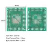 Heyiarbeit TQFP (32-100PIN) 0.5 / TQFP (32-64PIN) 0.8 to DIP Adapter PCB Board SMD Converter 10pcs view 2