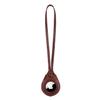 Londo Genuine Leather AirTag Case with Neck Strap  Stylish & Durable Protective Cover Compatible with Apple AirTag, Convenient for Travel and Everyday Use view 1