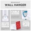 Adhesive Deco M4 & S4 Wall Mount Holder suitible for TP-Link WiFi Mesh, Strong VHB Tape Bracket, No Screws, Drilling & No Tools Needed, Easy to Install, White by Brainwavz (Single) view 3