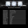120mm White RGB PC Cooling Fans 3-Pack - Ultra Quiet High Airflow LED 12V Computer Case Fans with Triple Light Loops view 4