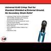 Simply45 Universal Standard RJ45 Crimp Tool l for Shielded External Ground Standard WE/SS (8P8C) RJ45 Modular Plugs - Includes Crimp Socket for External Ground Arm - S45-C250 view 2