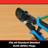 Simply45 Universal Standard RJ45 Crimp Tool l for Shielded External Ground Standard WE/SS (8P8C) RJ45 Modular Plugs - Includes Crimp Socket for External Ground Arm - S45-C250 view 3