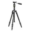 Vanguard VEO3T204ABP Aluminum Travel Tripod with Ball Head, Removeable Pan Handle, and Quick Shoe with Built-in Smartphone Holder view 1