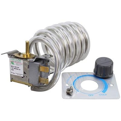 Exact FIT for Glass PRO GT-033202 Thermostat W/KNOB and Plate - Replacement Part BY MAVRIK