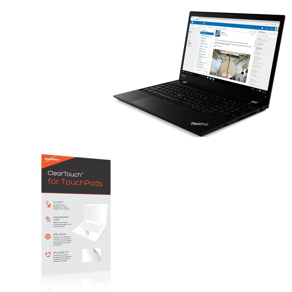 BoxWave Touchpad Protector Compatible with Lenovo ThinkPad T15 (15in) - ClearTouch for Touchpad (2-Pack), Pad Protector Shield Cover Film Skin