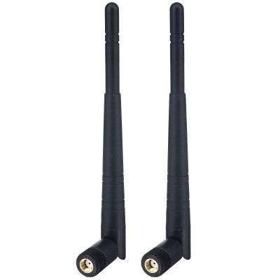 Boobrie Dual Band WiFi Antenna 8dBi High Gain 2.4GHz 5GHz 5.8GHz WiFi Bluetooth Antenna RP-SMA Male Connector for WiFi Router Network Devices Security IP Camera PC Desktop Computer PCI PCIe, 2-Pack