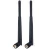 Boobrie Dual Band WiFi Antenna 8dBi High Gain 2.4GHz 5GHz 5.8GHz WiFi Bluetooth Antenna RP-SMA Male Connector for WiFi Router Network Devices Security IP Camera PC Desktop Computer PCI PCIe, 2-Pack view 1