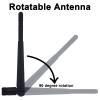 Boobrie Dual Band WiFi Antenna 8dBi High Gain 2.4GHz 5GHz 5.8GHz WiFi Bluetooth Antenna RP-SMA Male Connector for WiFi Router Network Devices Security IP Camera PC Desktop Computer PCI PCIe, 2-Pack view 4