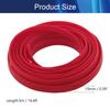 Aicosineg PET Expandable Braided Sleeving Wrap for Audio Video Home Device Automotive Wire Protect Cables 10mm 5m Red 1Pcs view 2