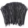 1000 Pcs Zip Ties, 6 Inch Self-Locking Nylon Cable Ties, Premium Heavy Duty Plastic Wire Ties Wraps for Indoor and Outdoor (Black) view 1