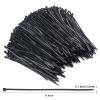1000 Pcs Zip Ties, 6 Inch Self-Locking Nylon Cable Ties, Premium Heavy Duty Plastic Wire Ties Wraps for Indoor and Outdoor (Black) view 2