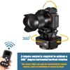 Mcoplus YT-1000 Remote Control Pan Tilt Head, Automatic Motorized Rotating Panoramic Head for Smartphones/DSLR Cameras/Action Cameras (Limited Weight Under 1kg) view 3
