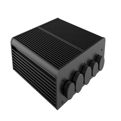 Akasa Akasa Pascal PX | Waterproof Fanless Case | Intel 8th Gen NUC (Provo Canyon) | 100% Aluminium Heatsink CPU Cooling | IP65 Fully Water & Dust Proof | Black A-NUC56-M1B
