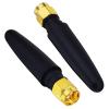 BOOBRIE 2-Pack 2.4GHz Mini WiFi Antenna 2dBi FPV Antenna Omni Directional SMA Male Omni-Directional Small PC WiFi Bluetooth Antenna Aerial Signal Booster Adapter Network Receive for Wireless Router view 3