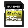 SUNEAST SDXC Card 256GB Up to 300MB/s UHS-II U3 V90 pSLC 4K 8K ULTIMATE PRO Professional Memory Card SE-SDU2256GA300 view 1