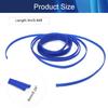 Aicosineg PET Expandable Braided Sleeving Wrap for Audio Video Home Device Automotive Wire Protect Cables 6mm 3m Blue 1Pcs view 2