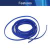 Aicosineg PET Expandable Braided Sleeving Wrap for Audio Video Home Device Automotive Wire Protect Cables 6mm 3m Blue 1Pcs view 3