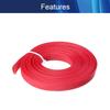Aicosineg PET Expandable Braided Sleeving Wrap for Audio Video Home Device Automotive Wire Protect Cables 10mm 3m Red 1Pcs view 3