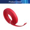 Aicosineg PET Expandable Braided Sleeving Wrap for Audio Video Home Device Automotive Wire Protect Cables 10mm 3m Red 1Pcs view 4