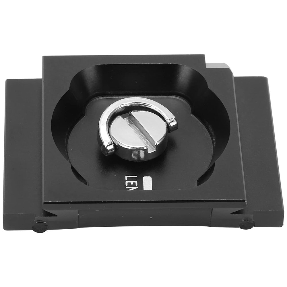 200PLPRO Quick Release Plate with 1/4 inch Screw, Aluminium Alloy Camera Quick Release Plate with Protective Rubber Pad and Nut Adapter for Camera Tripod