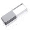 HONGPAS New Crystal Transparent Rectangle Genuine USB Flash Drive 3.0 LED Lighting Memory Stick Birthday Wedding Gift Pen Drive,Silver (8GB) view 2