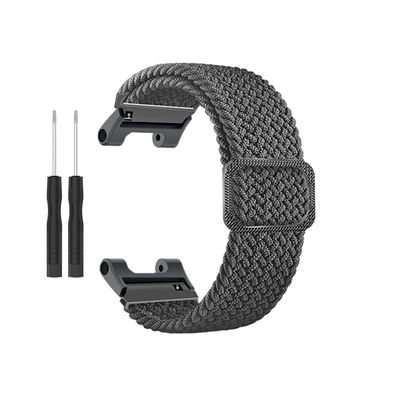 TryBest Replacement Strap Compatible with Amazfit T-Rex/T-Rex pro,Sport Soft Woven Elasticity Replacement Band Breathable Fabric Adjustable Wristband with Remove Tool for Women Men