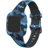 AresserA for Garmin Vivofit jr.3 Bands, Silicone Replacement Watch Bands Compatible with GarminFit jr.3 for Kids Boys Girls-3 Pack:Blue&Green&Gray Camo view 3
