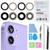 ASDAWN 2PCS Back Camera Lens Glass Replacement for iPhone 12 & 12 Mini, Standard Prime Lens with Nano Coating, Glass Construction, Lightning Mount view 1
