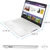 HP 14" Thin Light Laptop, Intel 2-Core N4020, 16GB RAM, 192GB Storage(64GB eMMC+128GB Micro SD), 1Yr Office, Win 11 Bundle with GaPi Mousepad (White) view 3