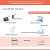 LOYALTY-SECU WiFi USB Print Server | Wireless Network Printer Adapter for Multi-User Printing | Compatible with Windows view 3