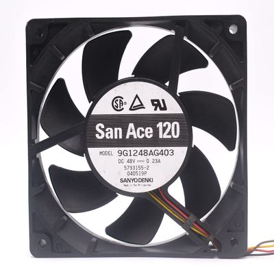 9G1248AG403 48V 0.23A 12CM 4-Wire Inverter Fan