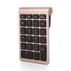 Jopwkuin Bluetooth Number Pad, 22 Keys Numeric Keypad with Shortcut Keys, Portable 10-Key Financial Accounting Keyboard for Laptop PC Desktop - Rose view 1