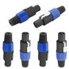 Heyiarbeit SpeakOn Speaker Adapter Connectors 4 Pole Plug Twist Lock - 6 Pack view 1
